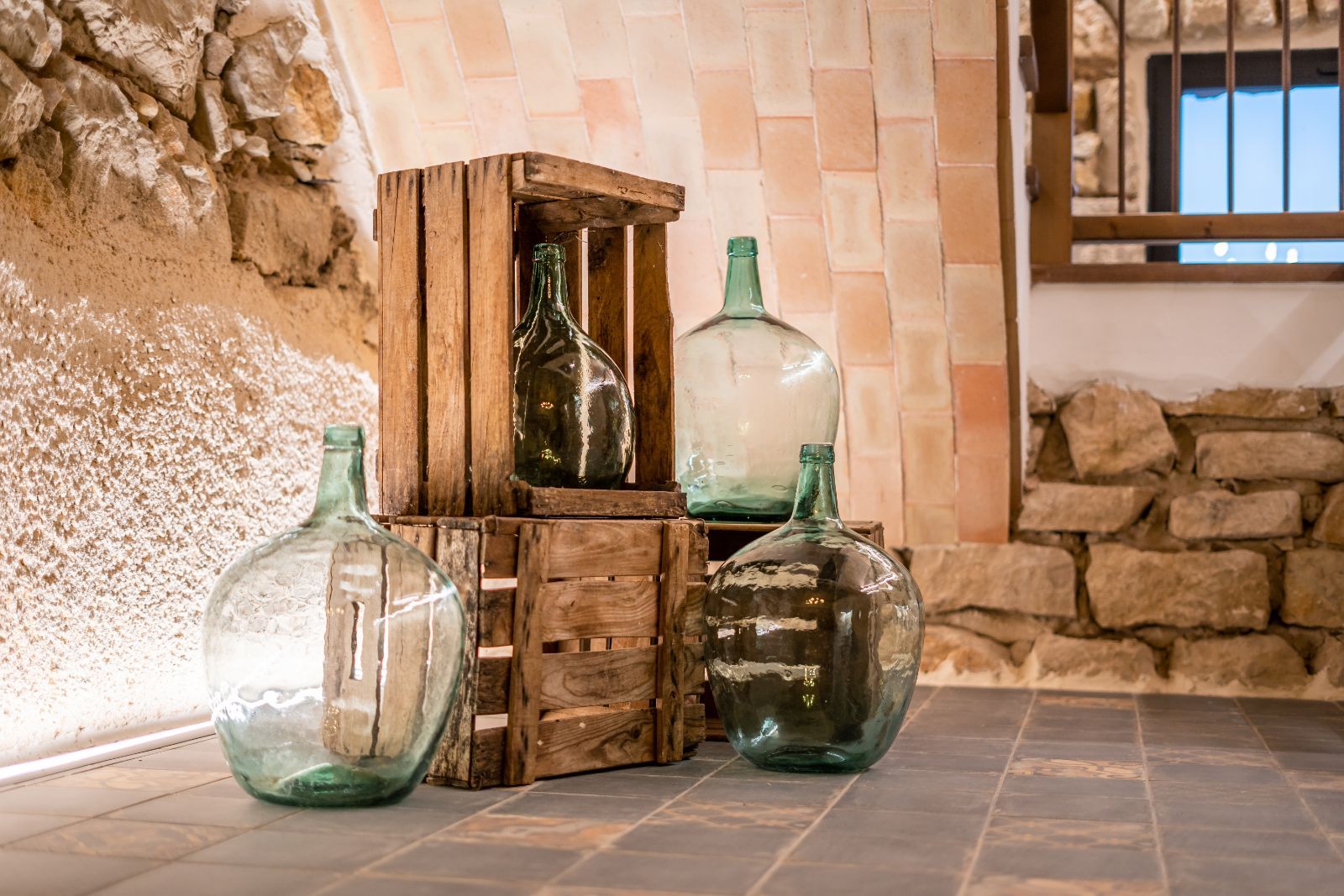 Detalle botellas